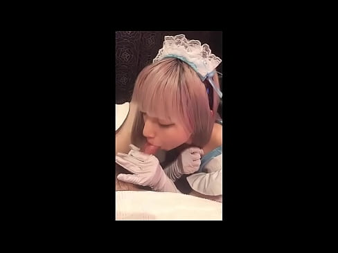 ❤️ Japoński Idol [mayuka], kostium francuskiej pokojówki, część 1, obciąganie i walenie konia z balsamem ❤️ Fuck video at us